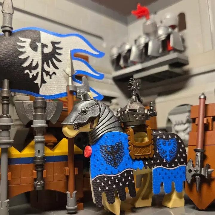 [BUNJANG] LEGO Black Falcon Diorama Set / 레고 블랙팔콘 디오라마 출정 "청의기사 구스타프"