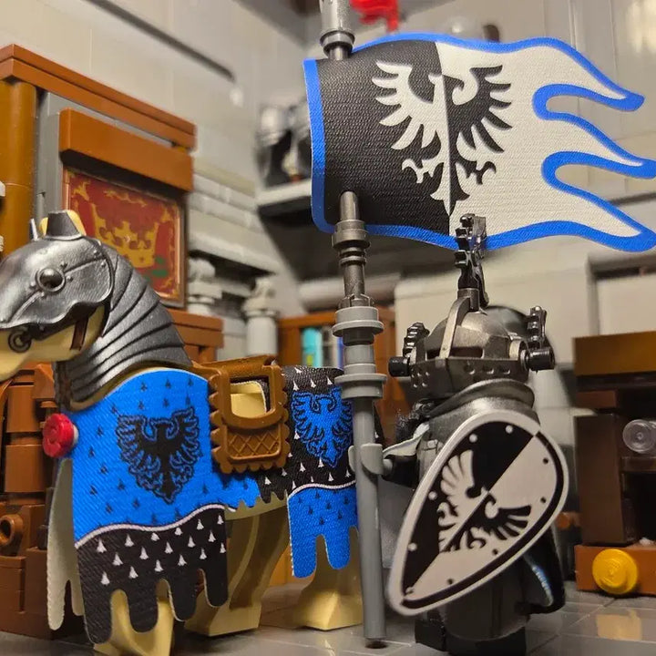 [BUNJANG] LEGO Black Falcon Diorama Set / 레고 블랙팔콘 디오라마 출정 "청의기사 구스타프"