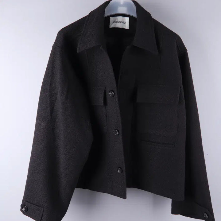 [BUNJANG] Decoro Wool Jacket - Black, Size 1 / 데꼬로소 울 자켓 블랙 1사이즈