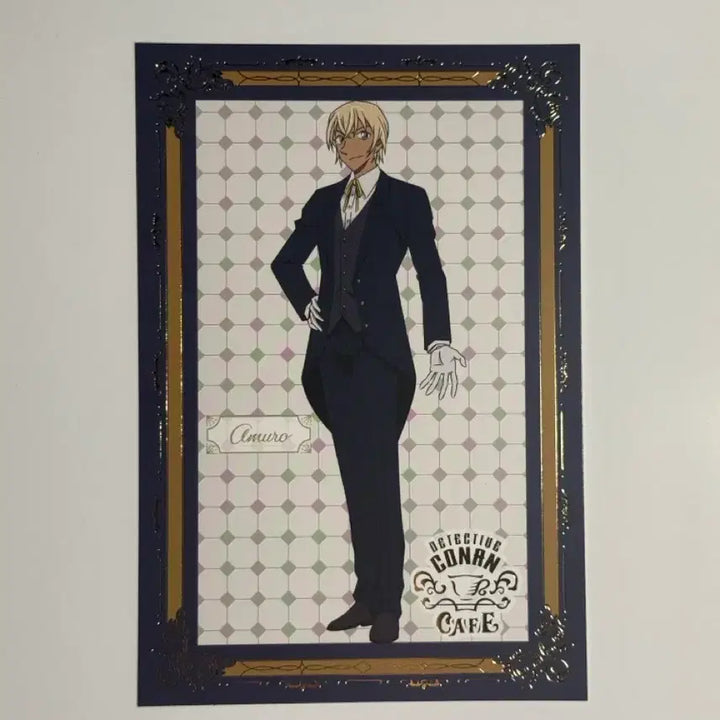[BUNJANG] Detective Conan Amuro Tooru Cafe Postcard / 명탐정코난 코난카페 아무로 토오루 엽서