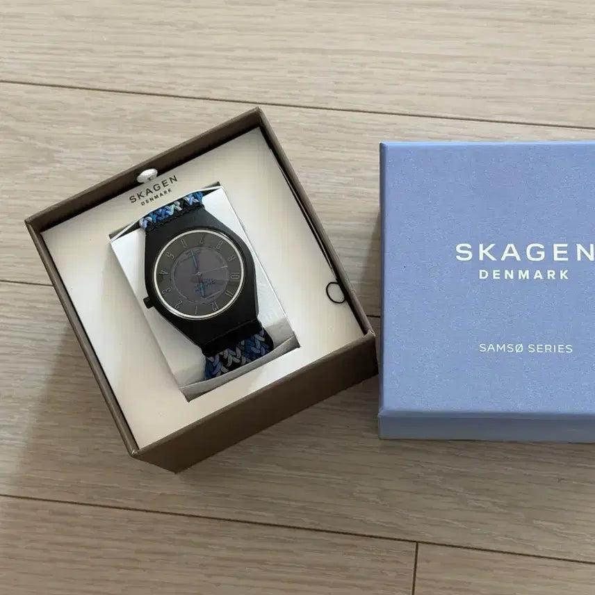 [BUNJANG] Skagen Black Watch / 스카겐 시계 블랙 + 풀박스