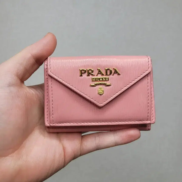 [BUNJANG] Prada Vitello Mini Trifold Card Wallet / (풀구성)프라다 비텔로 미니 3단 카드지갑