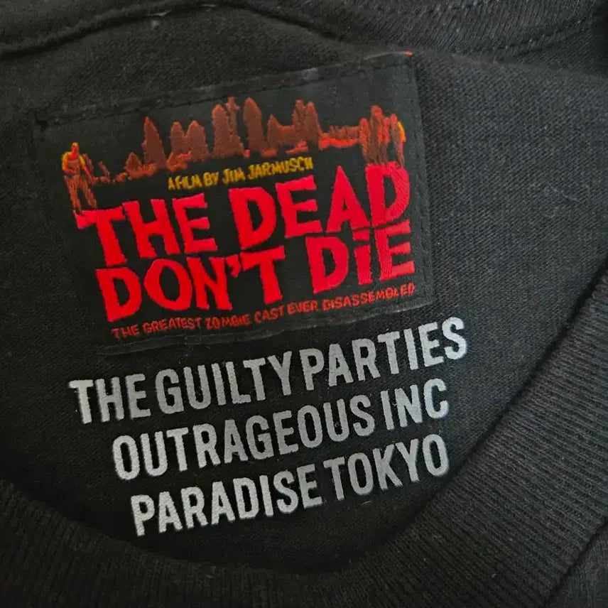 [BUNJANG] Wacko Maria The Dead Don't Die T-shirt Black / 와코마리아 데드 돈 다이 반팔 티셔츠 블랙