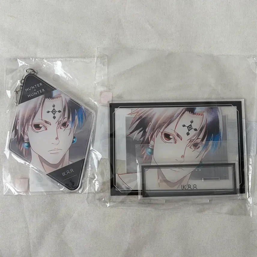 [BUNJANG] Hunter x Hunter Chrollo Acrylic Charm Stand Set / 일괄) 헌터헌터 클로로 아크릴 키링 스탠드