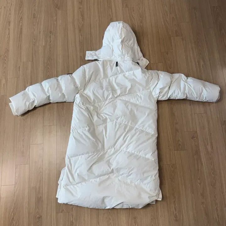 [BUNJANG] HEAD Long Padded Jacket White / 헤드 롱패딩 화이트