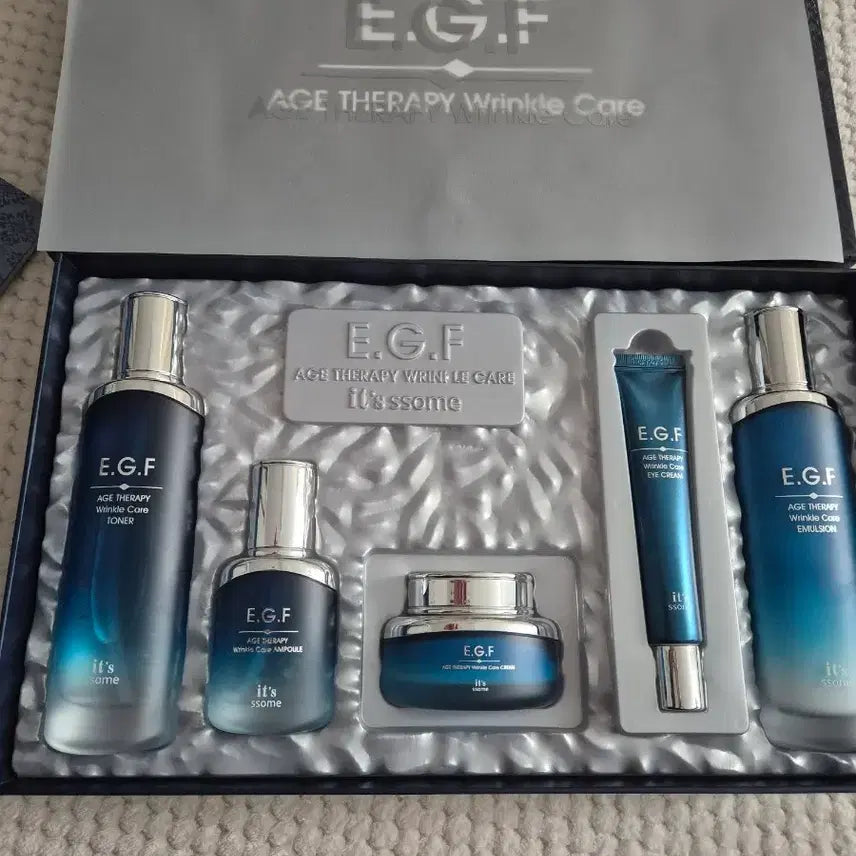 [BUNJANG] EGF Age 5-piece Therapy Wrinkle Care Set / 설날선물세트 EGF 에이지 5종 테라피 링클 케어세트