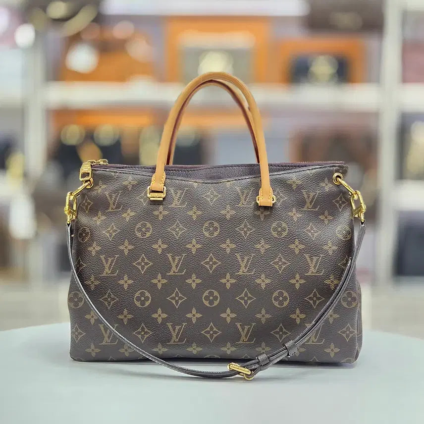 [BUNJANG] Louis Vuitton Monogram Palais MM Tote Shoulder Bag / 루이비통 모노그램 팔라스 mm 토트 숄더백 m40908