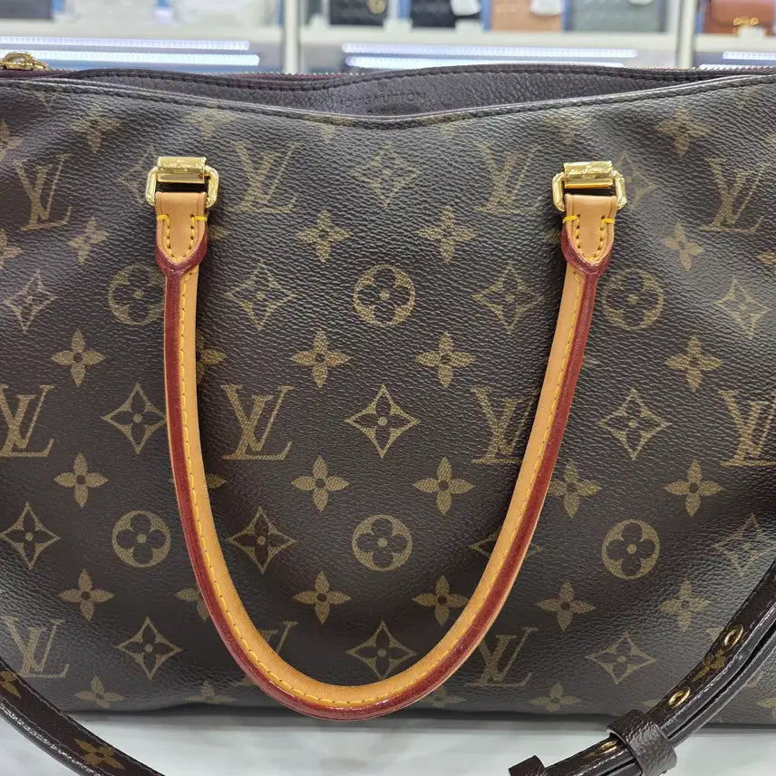 [BUNJANG] Louis Vuitton Monogram Palais MM Tote Shoulder Bag / 루이비통 모노그램 팔라스 mm 토트 숄더백 m40908