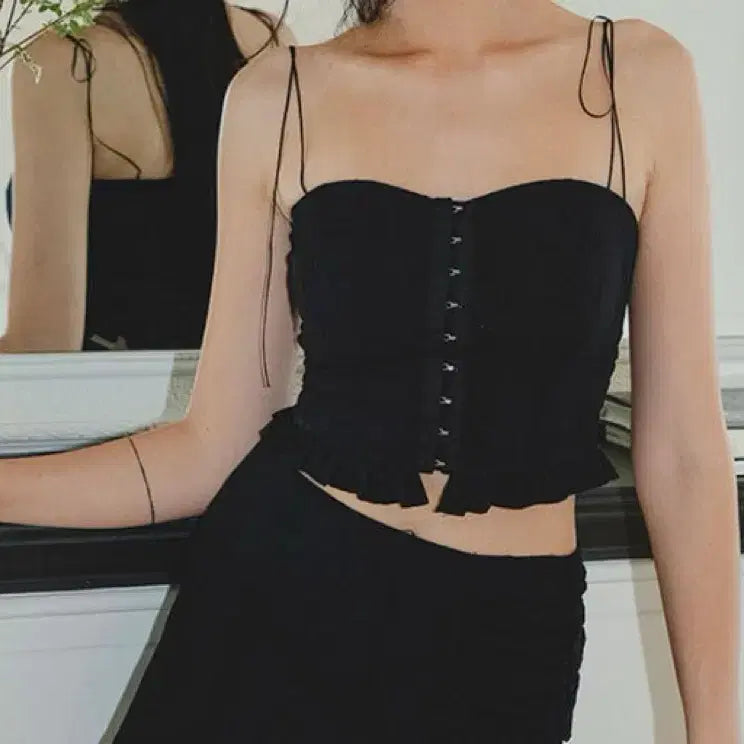 [BUNJANG] Not Your Rose Jang Wonyoung Lace Bustier / 낫유어로즈 레이스 뷔스티에 새상품(장원영 착용)