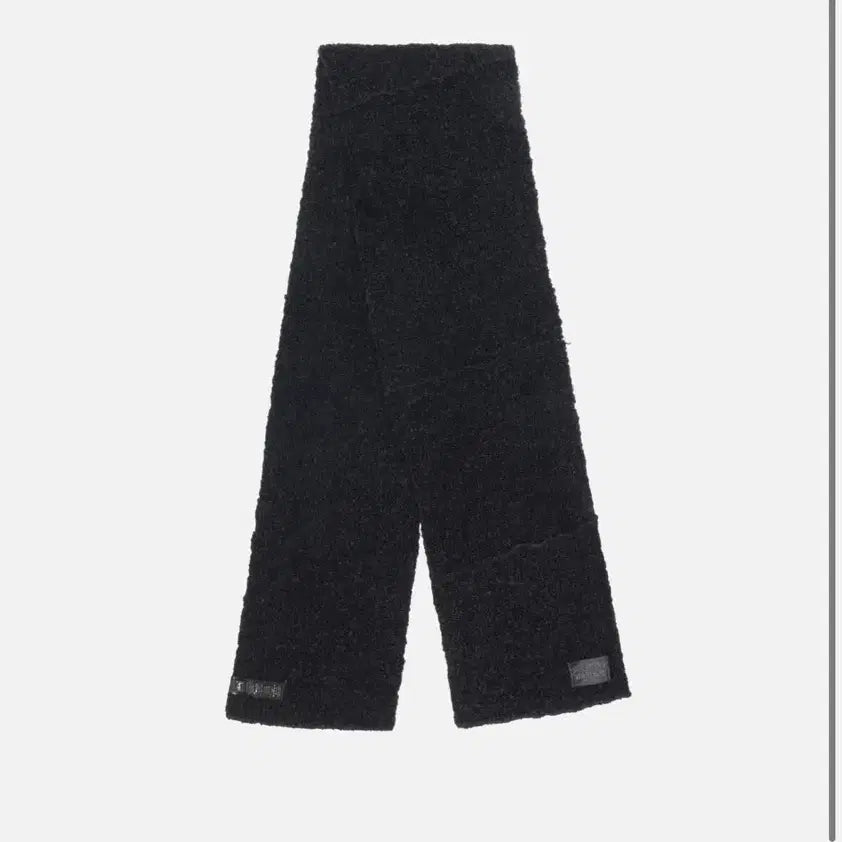 [BUNJANG] Stussy Black Mohair Muffler / Stussy 스투시 블랙 모헤어 머플러