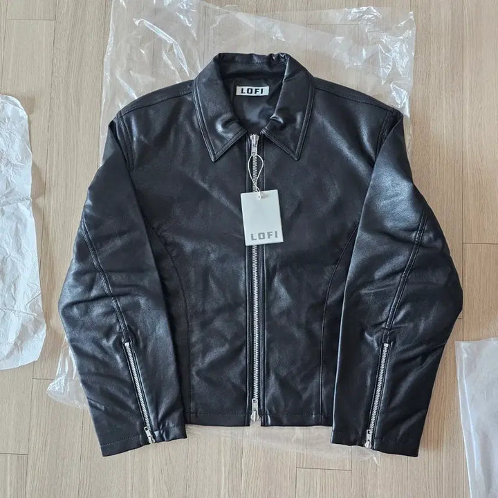 [BUNJANG] LoFi Steady Single Rider Jacket Vegan Leather Black / L 100 새제품) 로파이 스테디 싱글 라이더 자켓 비건레더 가죽 블랙