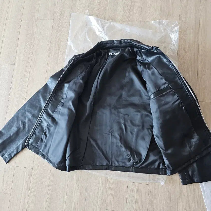 [BUNJANG] LoFi Steady Single Rider Jacket Vegan Leather Black / L 100 새제품) 로파이 스테디 싱글 라이더 자켓 비건레더 가죽 블랙