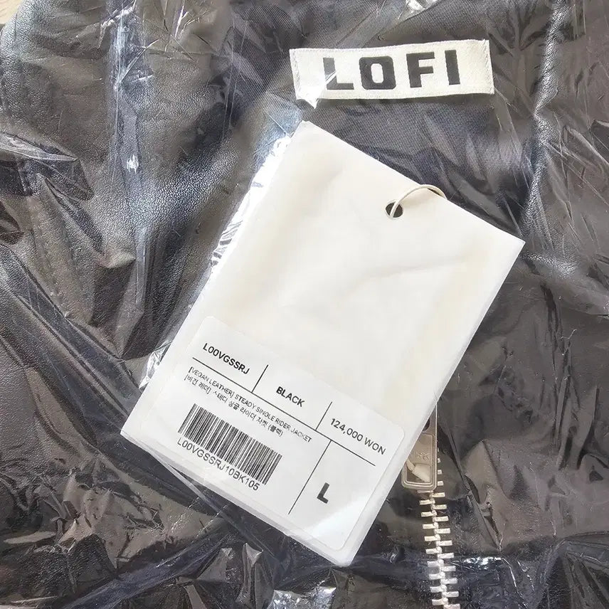[BUNJANG] LoFi Steady Single Rider Jacket Vegan Leather Black / L 100 새제품) 로파이 스테디 싱글 라이더 자켓 비건레더 가죽 블랙