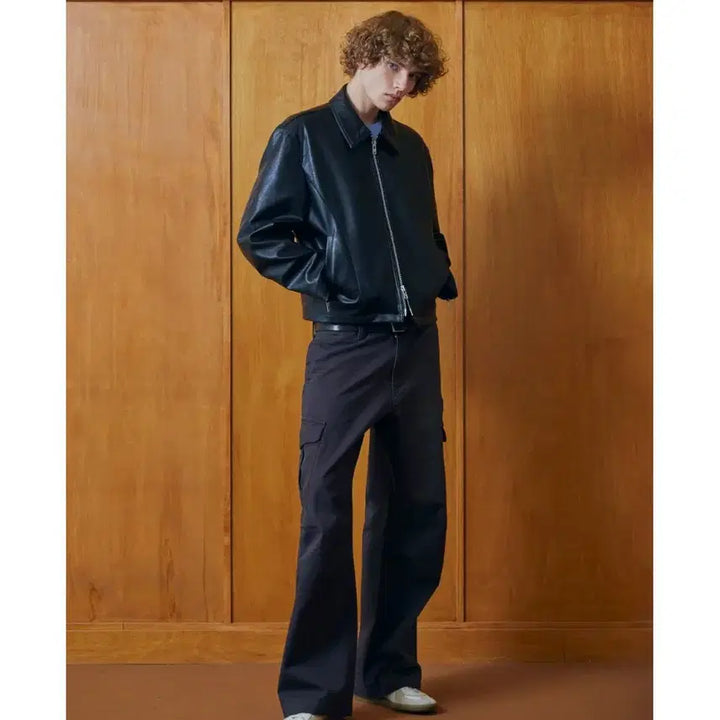 [BUNJANG] LoFi Steady Single Rider Jacket Vegan Leather Black / L 100 새제품) 로파이 스테디 싱글 라이더 자켓 비건레더 가죽 블랙
