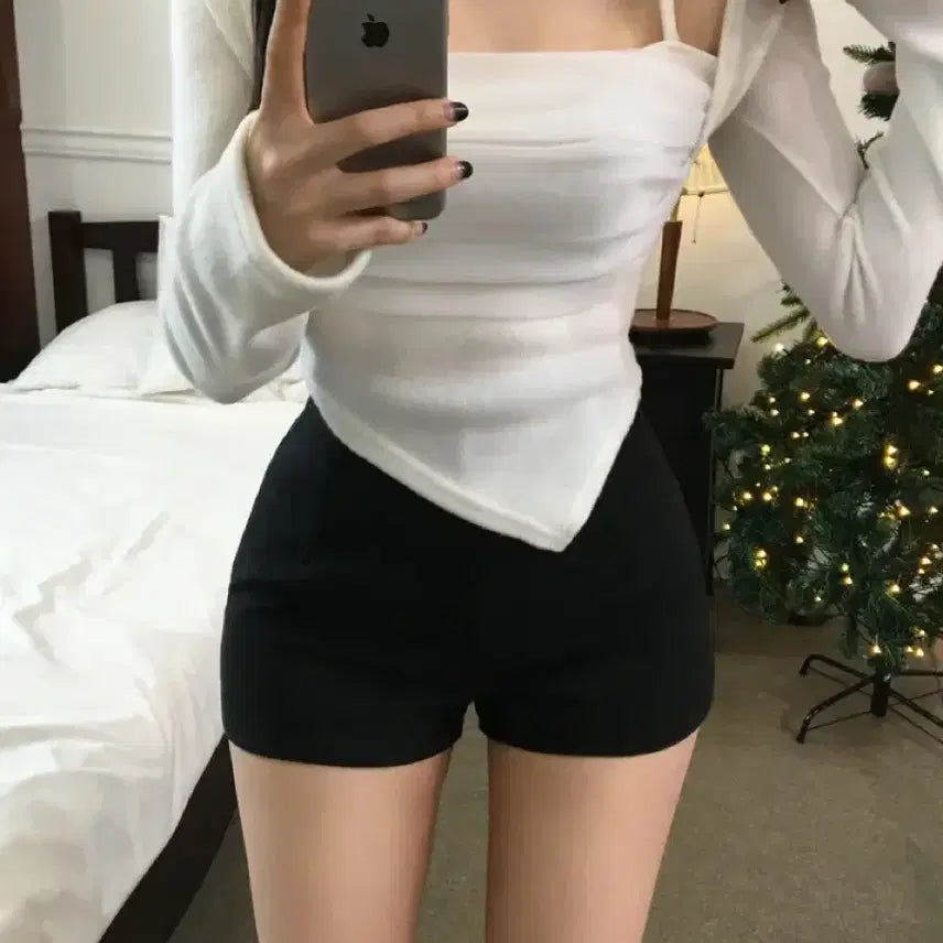 [BUNJANG] Selez Angora Angled Slit Brushed Knit T-Shirt / selez 앙고라 사선트임 기모니트 티셔츠