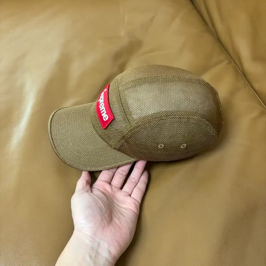 [BUNJANG] Supreme Camp Cap Mesh Cordura Sand / 슈프림 캠프캡 모자 박스로고 23ss 메쉬 코듀라 샌드