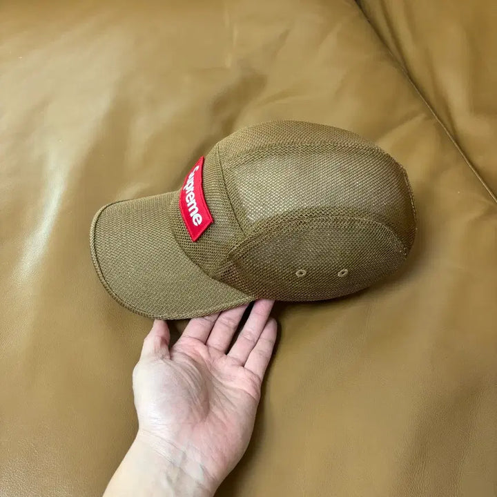[BUNJANG] Supreme Camp Cap Mesh Cordura Sand / 슈프림 캠프캡 모자 박스로고 23ss 메쉬 코듀라 샌드