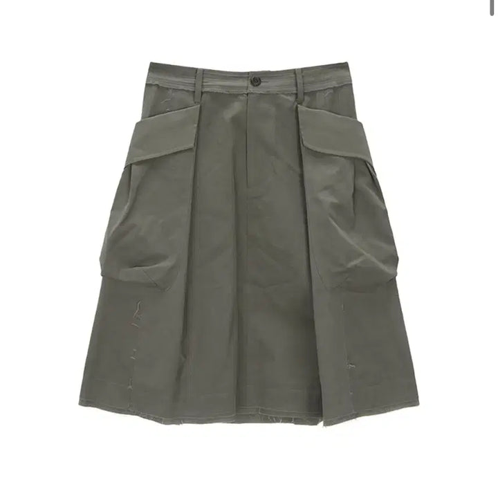 [BUNJANG] BIG POCKET CARGO MIDI SKIRT / BIG POCKET CARGO MIDI SKIRT/CH