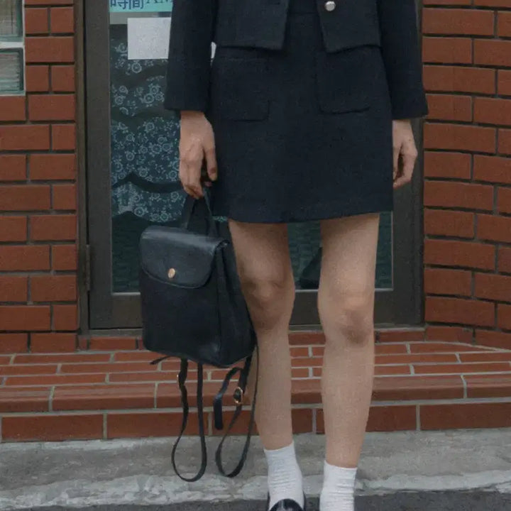 [BUNJANG] Til I Die Ourora Tweed Skirt - Black / 틸아이다이_ Ourora tweed skirt_Black