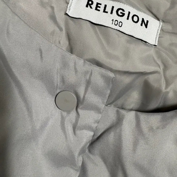 [BUNJANG] RELIGION Padded Jacket Light Gray / RELIGION 릴리전 패딩 자켓 라이트그레이