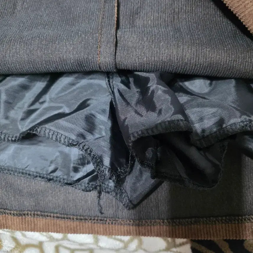 [BUNJANG] Brown Corduroy Mini Skirt / 브라운 코듀로이 미니스커트