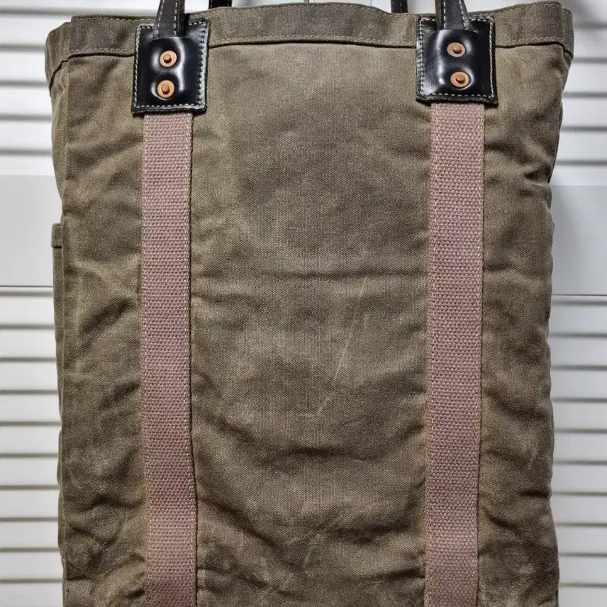 [BUNJANG] Artifact Wax Canvas Shoulder Bag Tote Bag / 아티팩트 Artifact 왁스캔버스 숄더백 토트백