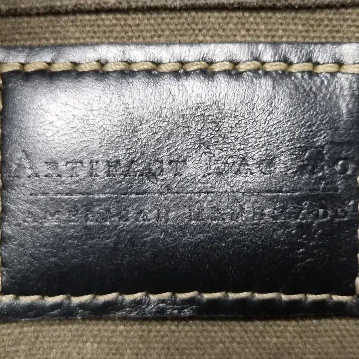 [BUNJANG] Artifact Wax Canvas Shoulder Bag Tote Bag / 아티팩트 Artifact 왁스캔버스 숄더백 토트백