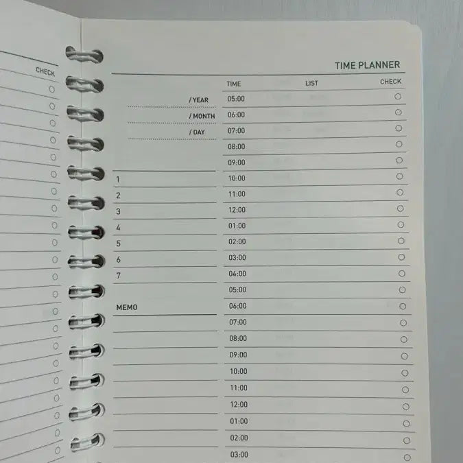 [BUNJANG] A5 Daily Study Planner / 캠퍼스 A5 데일리 타임 테이블 스터디플래너