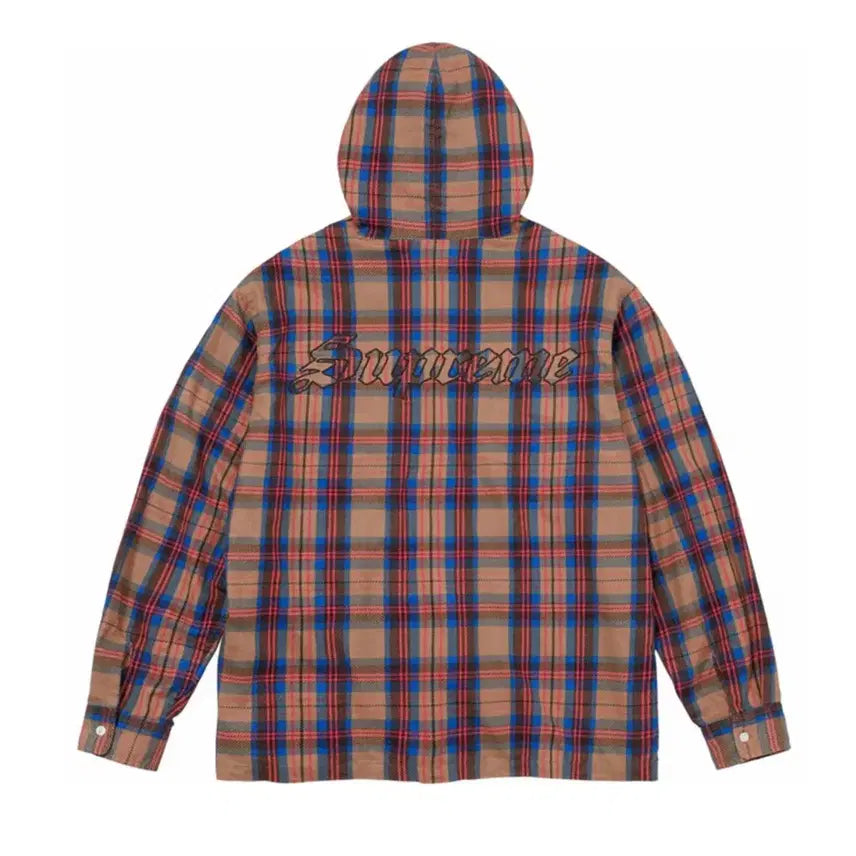 [BUNJANG] Supreme Flannel Hooded Shirt / 슈프림 프란넬 후드 셔츠