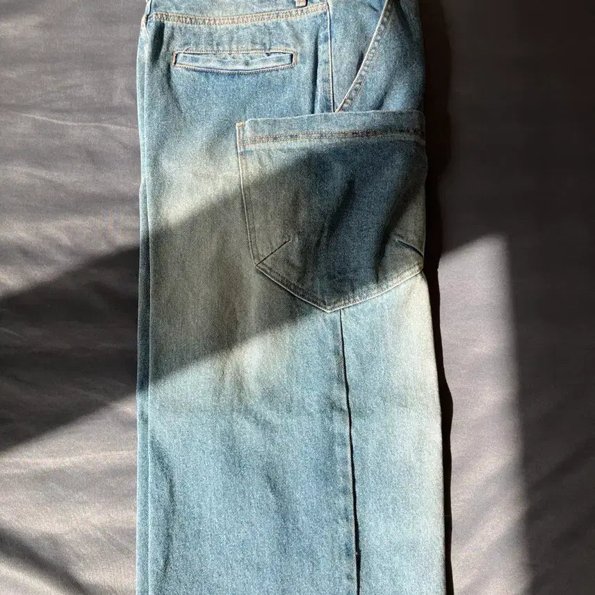 [BUNJANG] Nonfloor Washed Denim Pants L Size / 논플로어 워싱데님팬츠 L사이즈