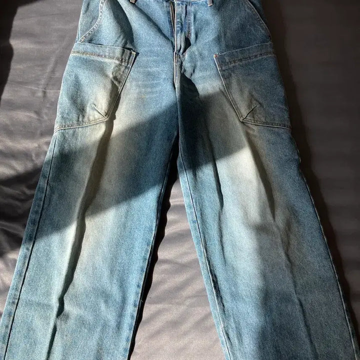 [BUNJANG] Nonfloor Washed Denim Pants L Size / 논플로어 워싱데님팬츠 L사이즈