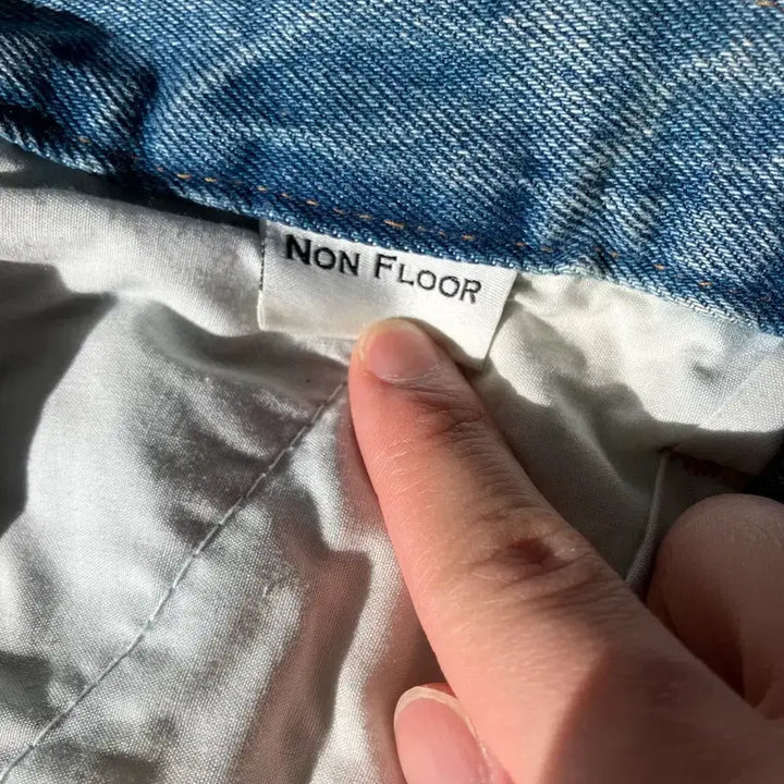 [BUNJANG] Nonfloor Washed Denim Pants L Size / 논플로어 워싱데님팬츠 L사이즈