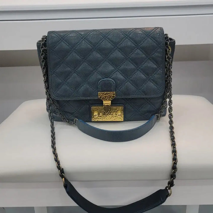 [BUNJANG] Marc Jacobs Quilted Chain Shoulder Bag / 마크제이콥스 퀼팅 체인 숄더백/출근용 데일리백