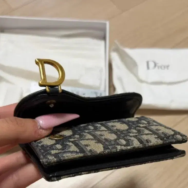 [BUNJANG] Dior Oblique Saddle Card Wallet / (A+/정품) 디올 오블리크 새들 카드지갑