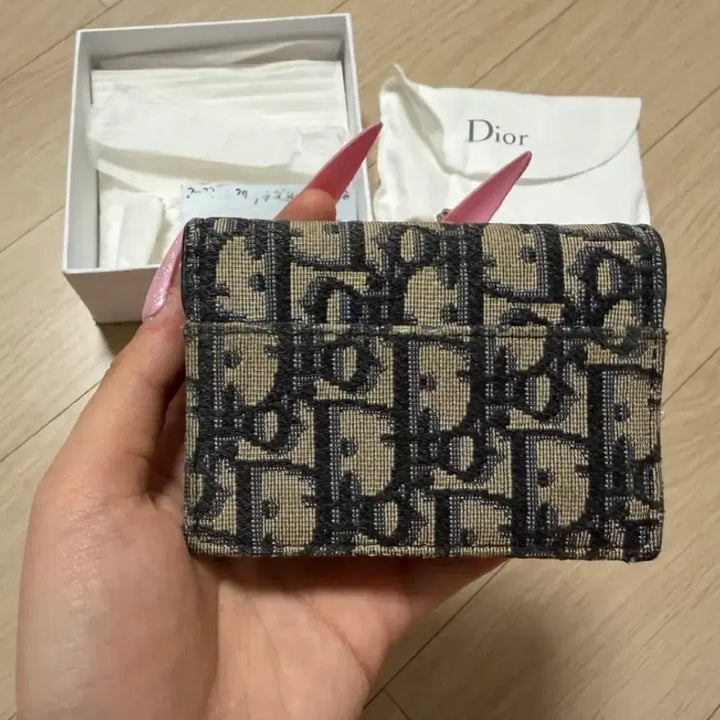 [BUNJANG] Dior Oblique Saddle Card Wallet / (A+/정품) 디올 오블리크 새들 카드지갑