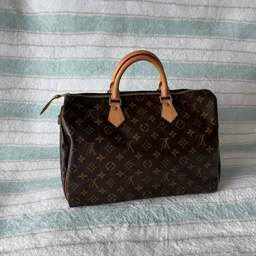[BUNJANG] Louis Vuitton Monogram Speedy 35 Tote Bag / 정품 루이비통 모노그램 스피디35