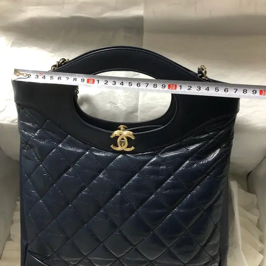 [BUNJANG] 샤넬 31백 스몰 다크 네이비 29번대 (인보이스, 가방택 포함풀박)