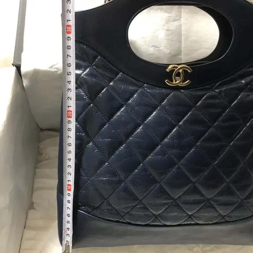 [BUNJANG] 샤넬 31백 스몰 다크 네이비 29번대 (인보이스, 가방택 포함풀박)