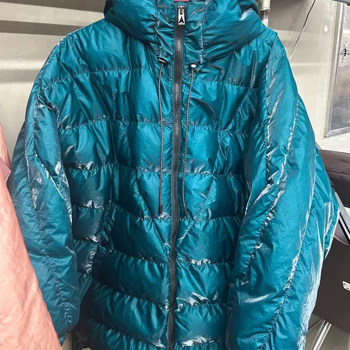 [BUNJANG] Itzy Itzy Emerald Goose Down Padding / 이태리 아이레인 에메랄드 구스다운 패딩 M 남녀공용