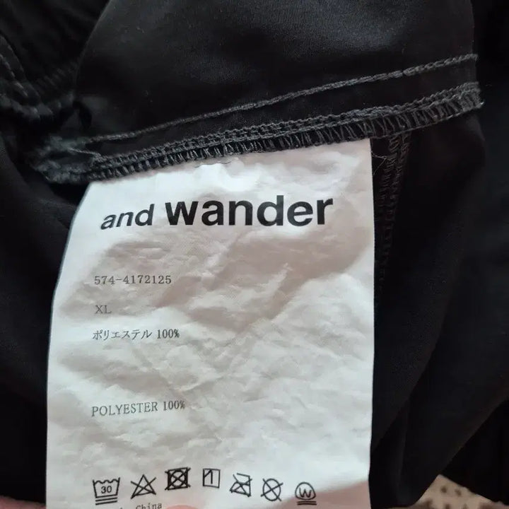 [BUNJANG] And Wander Wave Shorts Black XL / 앤드원더 웨이브 쇼츠 블랙 XL