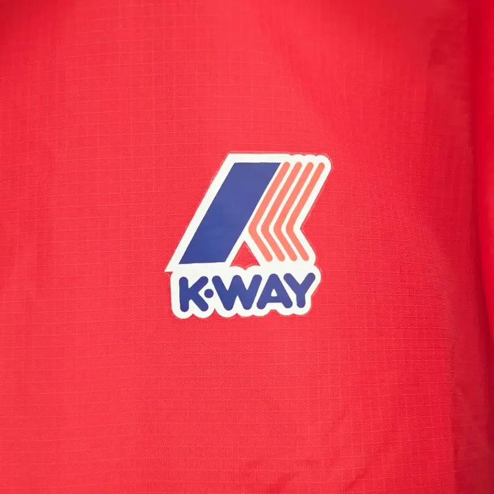 [BUNJANG] K-WAY Anorak Parka Red (Size S) / K-WAY 까웨 바람막이 아노락 파카 레드 사이즈S