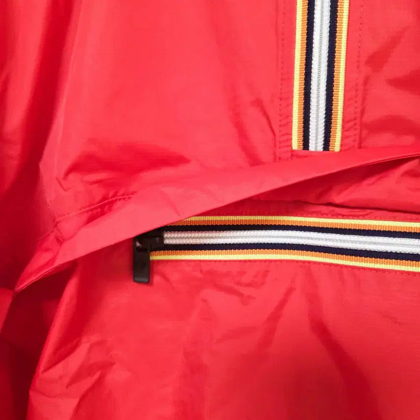 [BUNJANG] K-WAY Anorak Parka Red (Size S) / K-WAY 까웨 바람막이 아노락 파카 레드 사이즈S