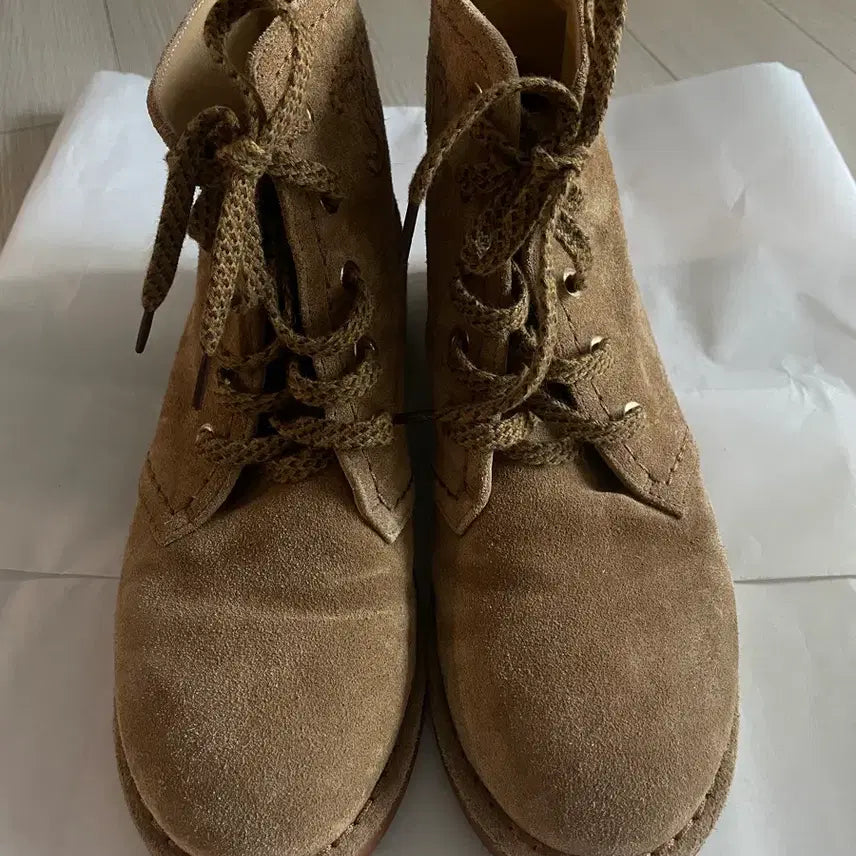 [BUNJANG] CHANEL 샤넬 스웨이드 부츠 36 (230) / CHANEL 샤넬 스웨이드 부츠 36 (230)