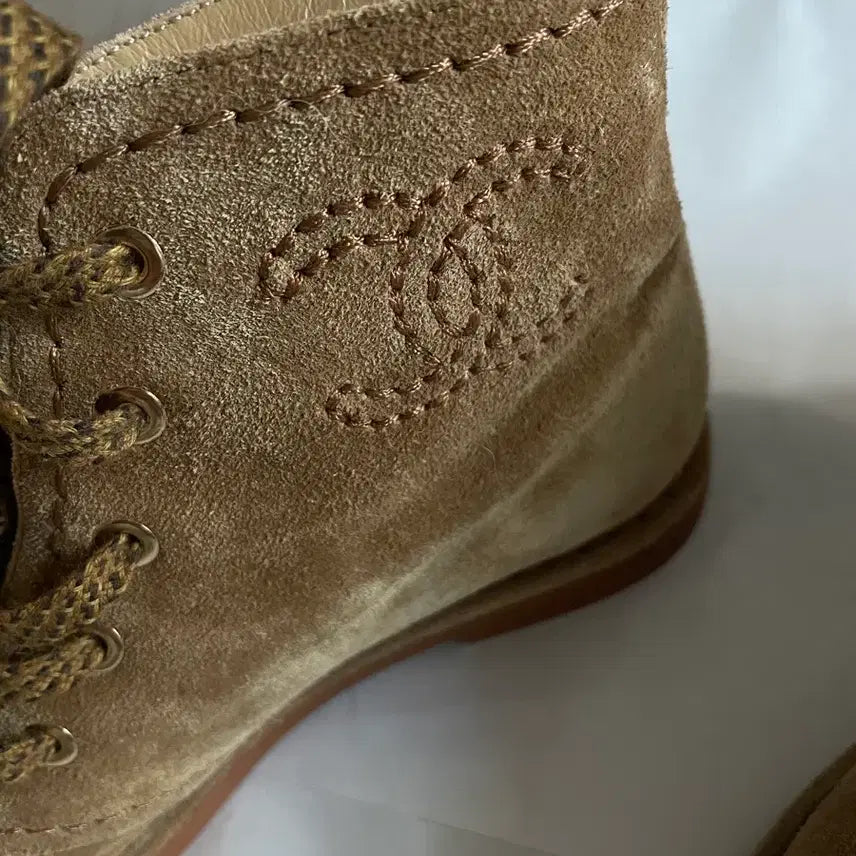 [BUNJANG] CHANEL 샤넬 스웨이드 부츠 36 (230) / CHANEL 샤넬 스웨이드 부츠 36 (230)