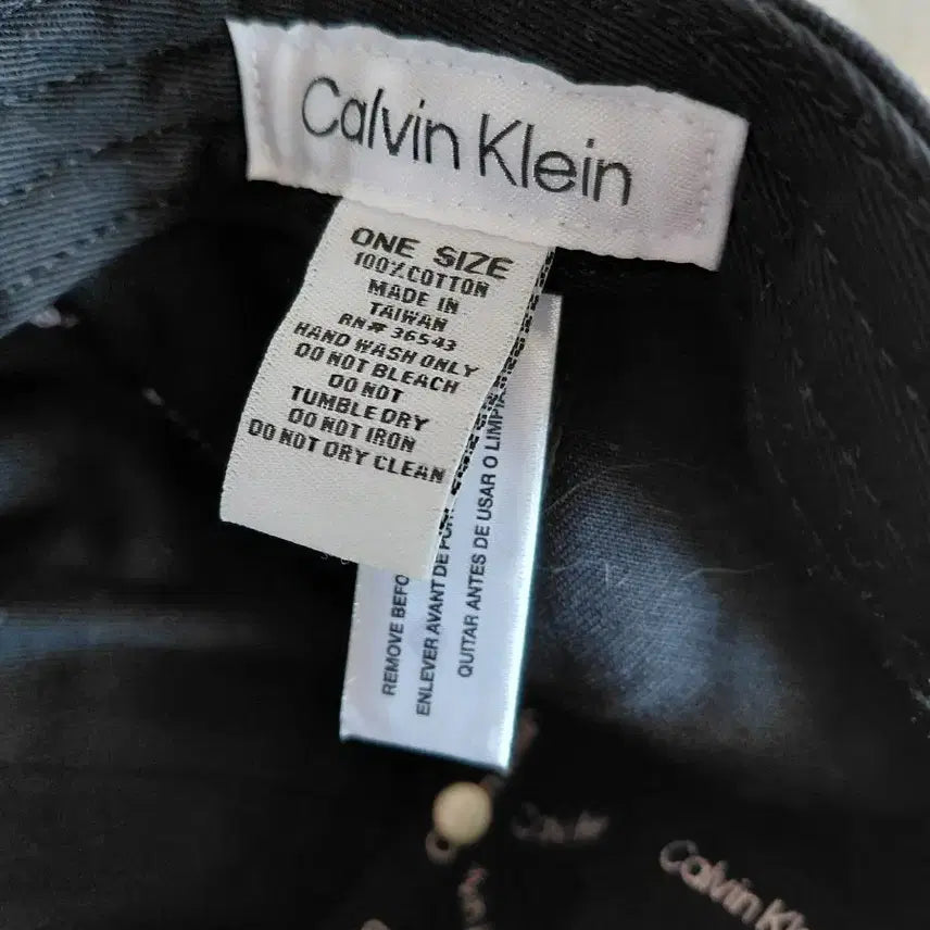 [BUNJANG] Calvin Klein Unisex Black Ball Cap / [미사용] 캘빈클라인 남녀공용 볼캡