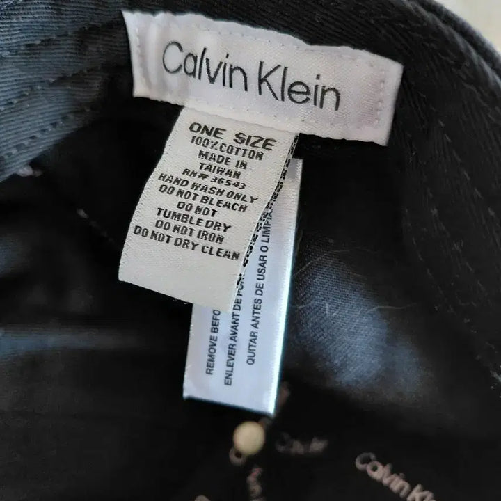 [BUNJANG] Calvin Klein Unisex Black Ball Cap / [미사용] 캘빈클라인 남녀공용 볼캡