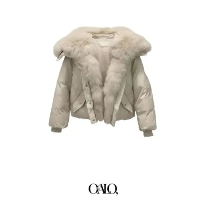 [BUNJANG] Real Fox Fur Goose Down Puffer Jacket / (원가39만 1회착용) 리얼폭스퍼 구스다운 패딩