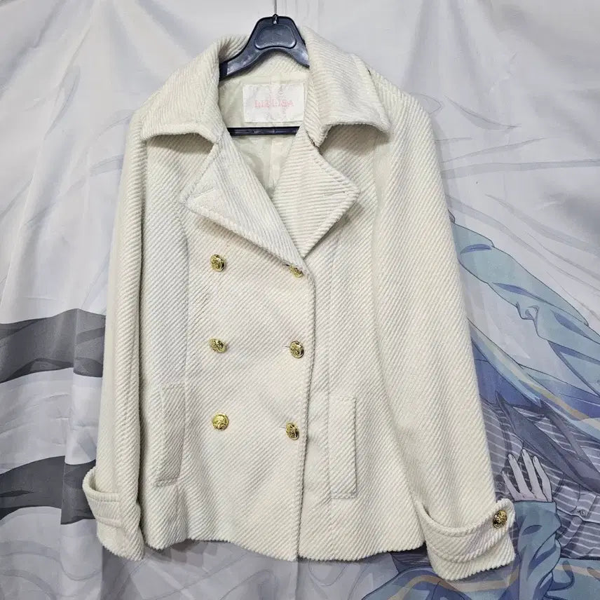[BUNJANG] LIZ LISA Ivory Double Button Coat / LIZ LISA  리즈리사  코트