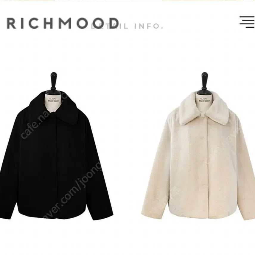 [BUNJANG] RichMood Fur Jacket One Size 66-88 / 리치무드 퍼자켓 1사이즈 66-88