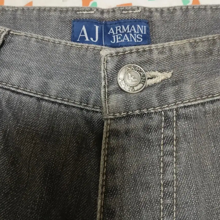 [BUNJANG] Denim Jeans Size 34 / 알마니,그레이.데님청바지.A급ㅡ34사이즈,택포